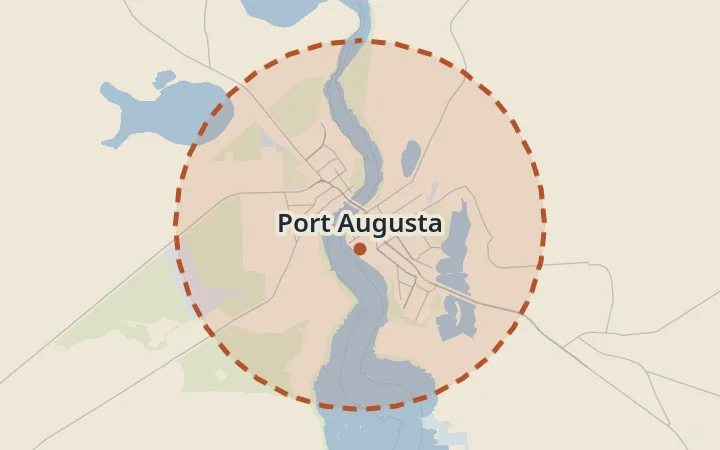 Map of Port Augusta