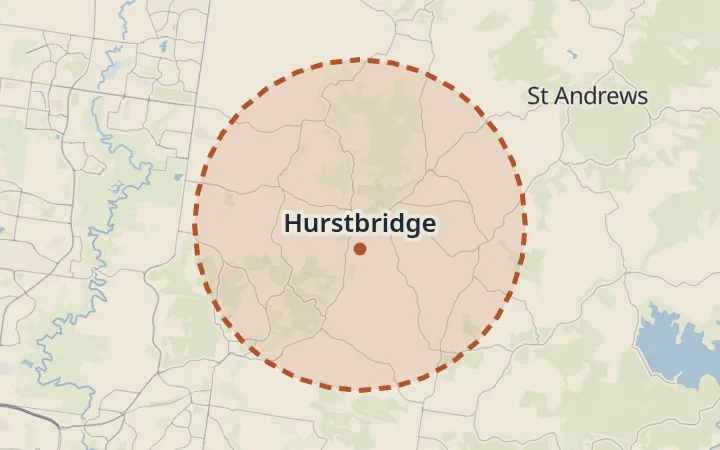 Map of Hurstbridge