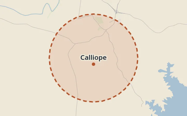 Map of Calliope