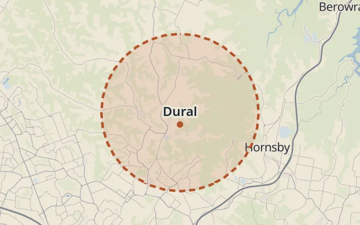 Map of Dural