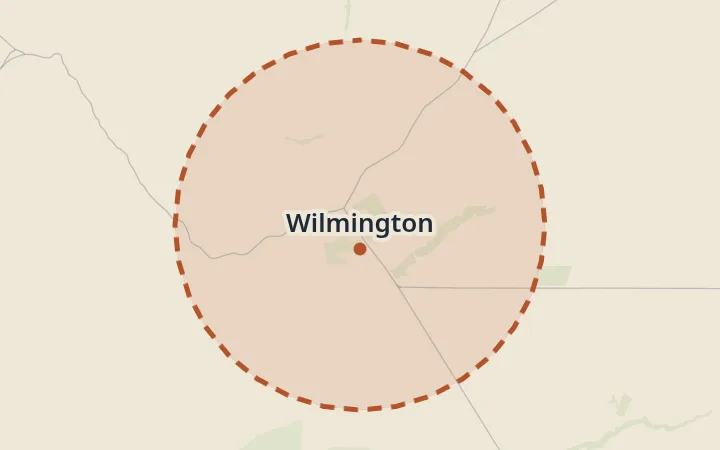 Map of Wilmington