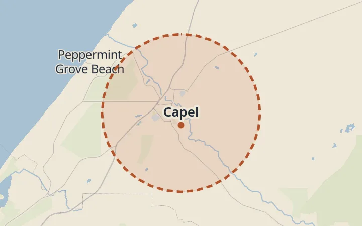 Map of Capel