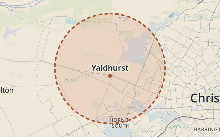 Map of Yaldhurst