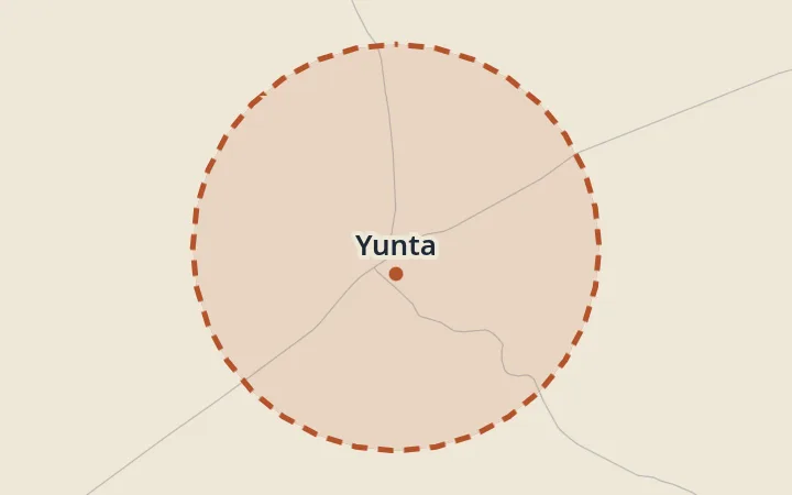 Map of Yunta
