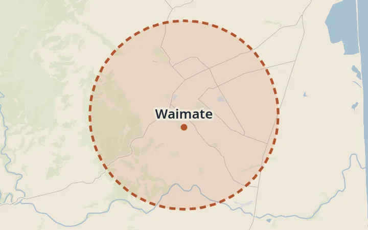 Map of Waimate