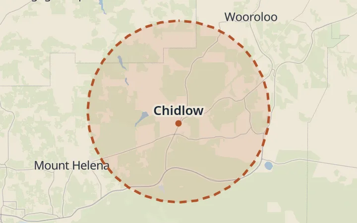 Map of Chidlow