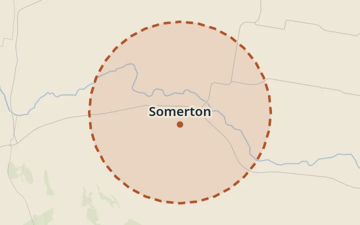 Map of Somerton
