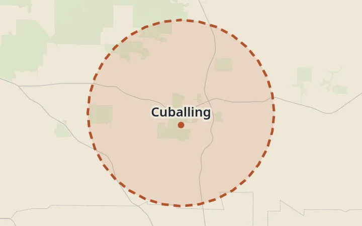 Map of Cuballing