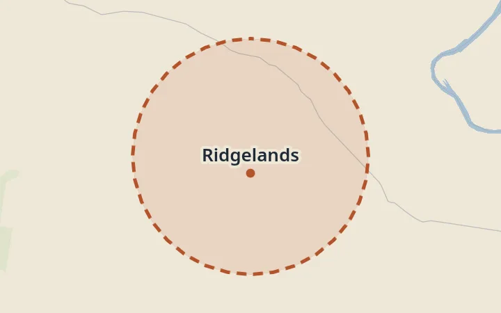 Map of Ridgelands