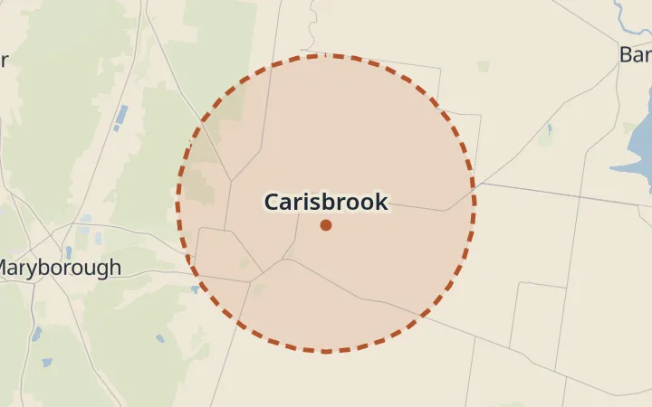 Map of Carisbrook