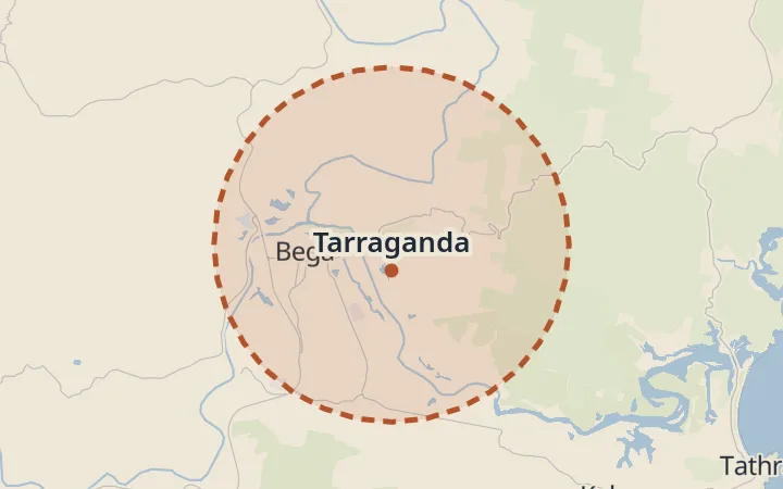 Map of Tarraganda