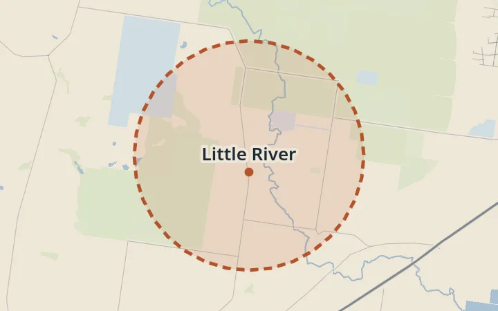 Map of Little River