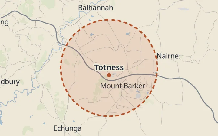 Map of Totness