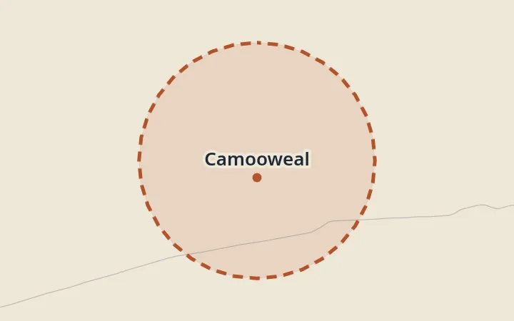 Map of Camooweal