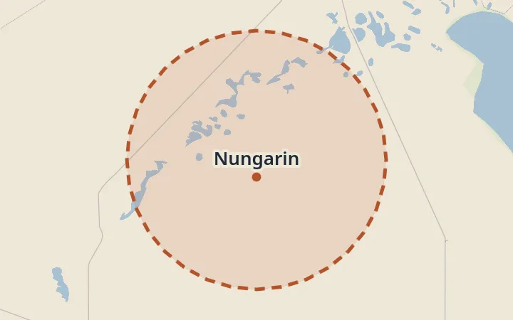 Map of Nungarin