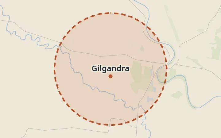 Map of Gilgandra