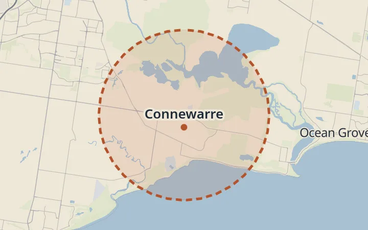 Map of Connewarre