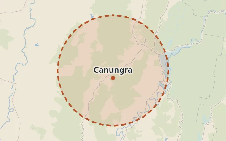 Map of Canungra