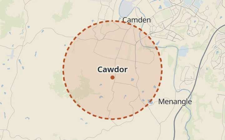 Map of Cawdor