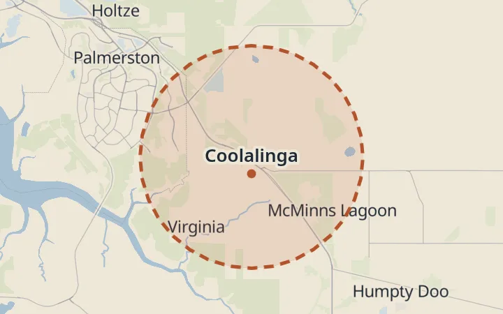 Map of Coolalinga