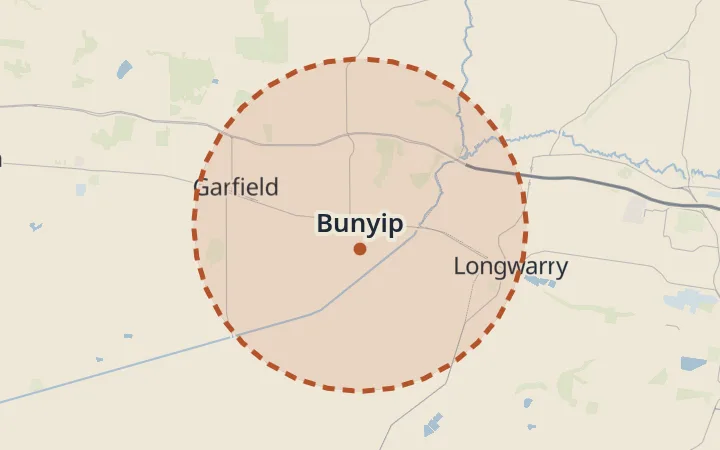 Map of Bunyip