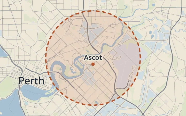 Map of Ascot
