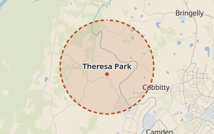 Map of Theresa Park