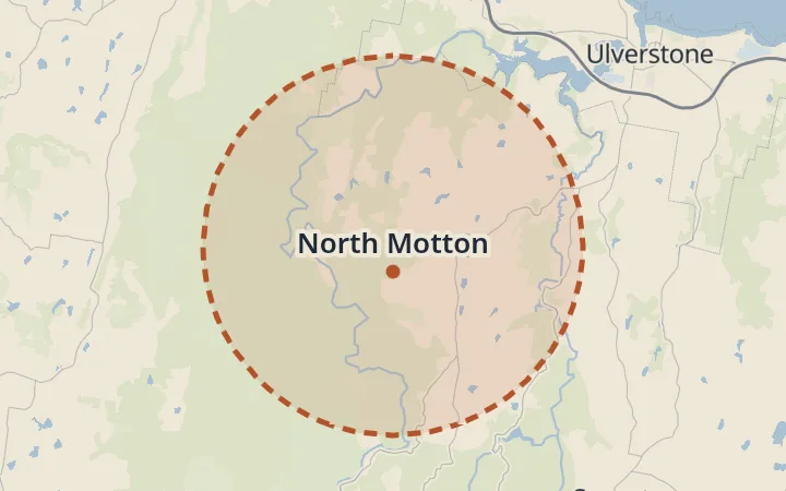 Map of North Motton