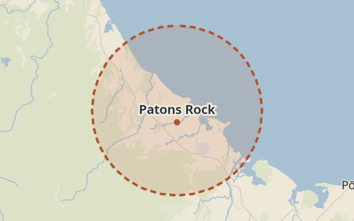 Map of Patons Rock