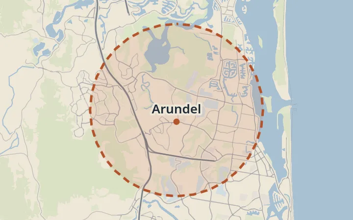 Map of Arundel
