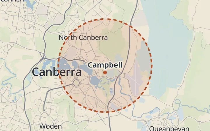 Map of Campbell