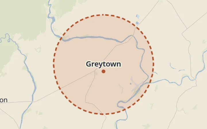 Map of Greytown