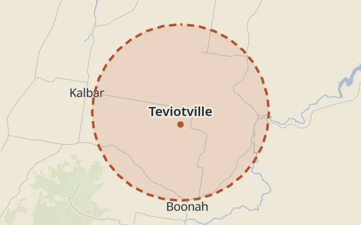 Map of Teviotville