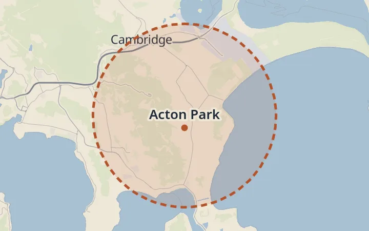 Map of Acton Park