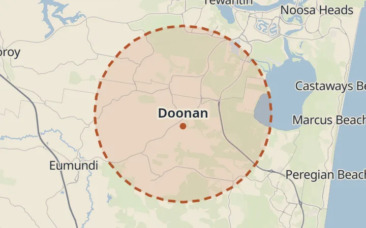 Map of Doonan
