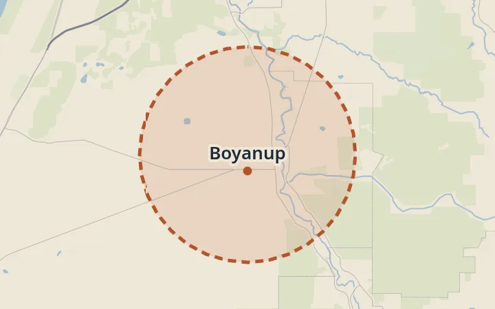 Map of Boyanup