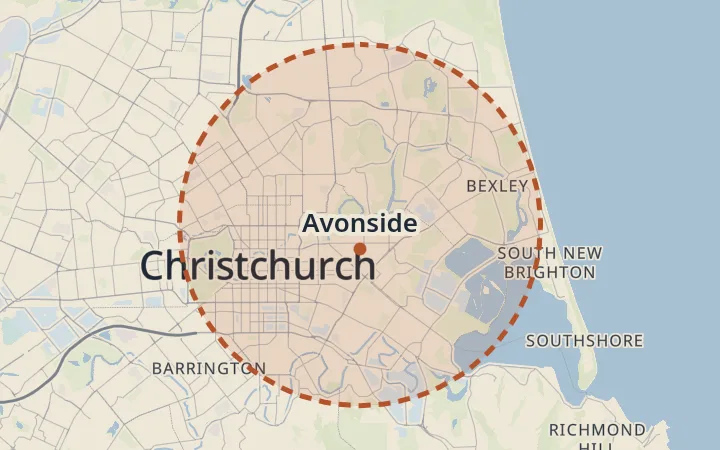 Map of Avonside