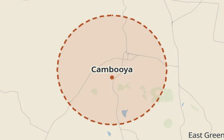 Map of Cambooya