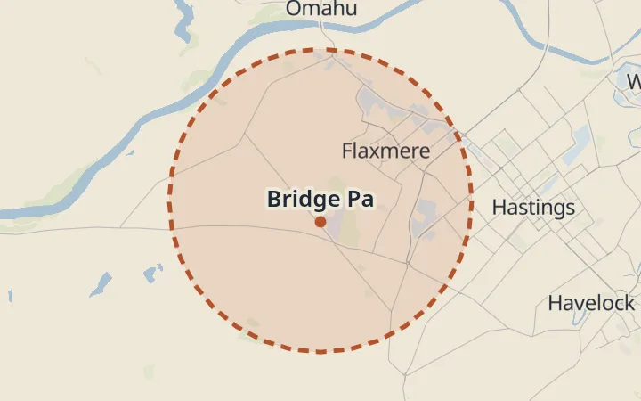 Map of Bridge Pa