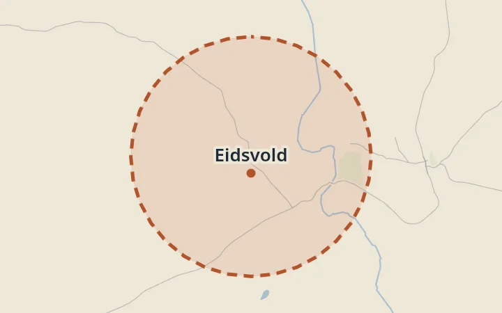 Map of Eidsvold