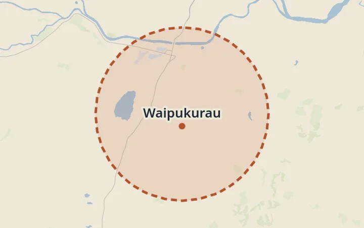 Map of Waipukurau