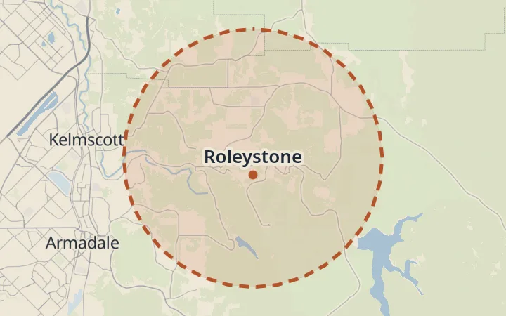 Map of Roleystone