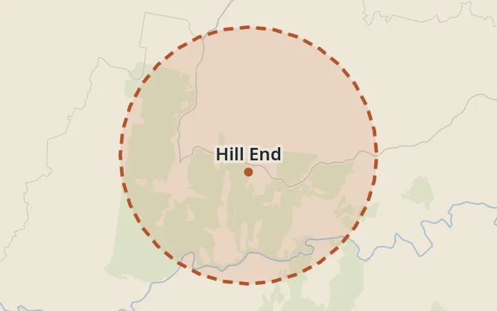 Map of Hill End