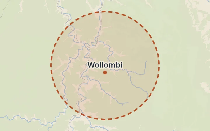 Map of Wollombi