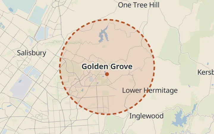 Map of Golden Grove
