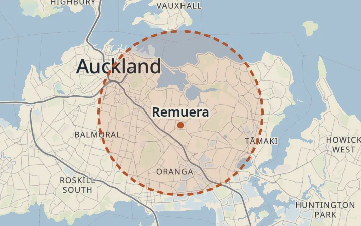 Map of Remuera