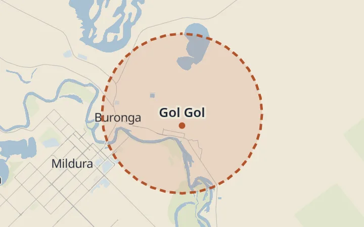 Map of Gol Gol