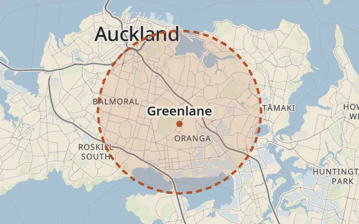 Map of Greenlane