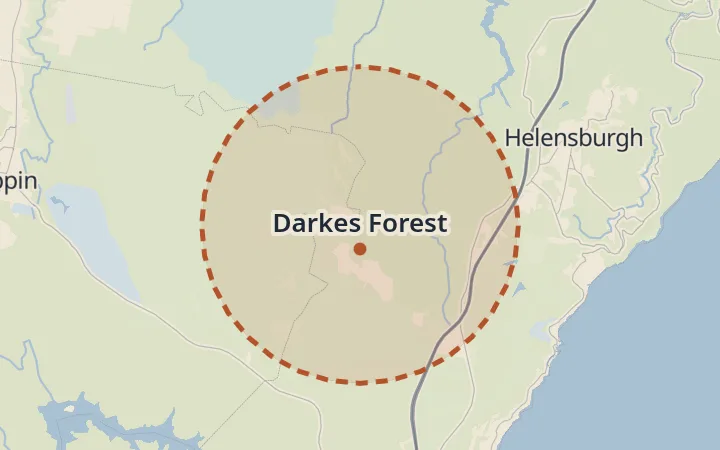 Map of Darkes Forest