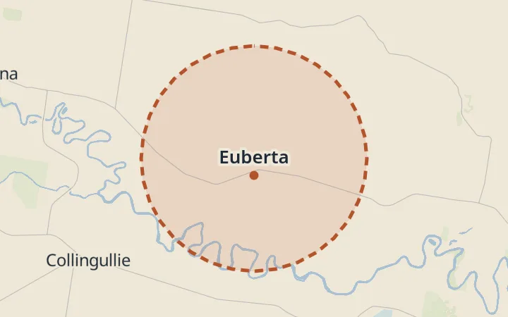 Map of Euberta